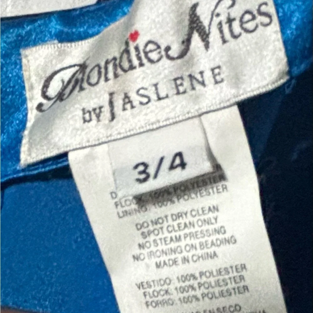 Blondie Nites Vibrant Blue Dress - Picture 7 of 7